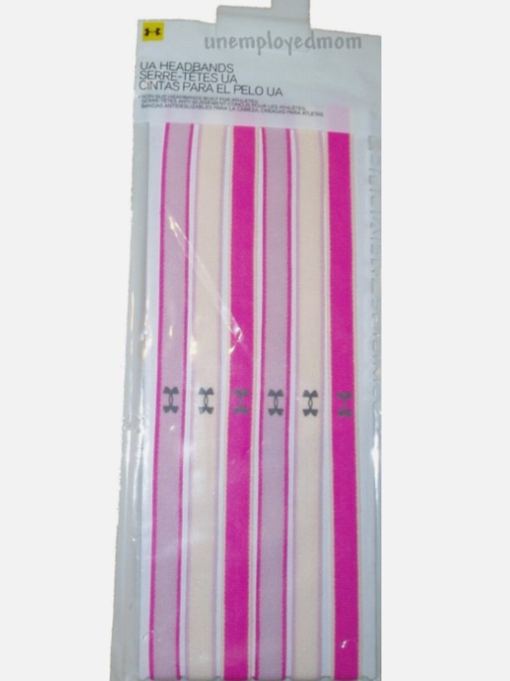 Women's Athletic Headband Under Armour Hair Accessories Headwrap Sports Pink